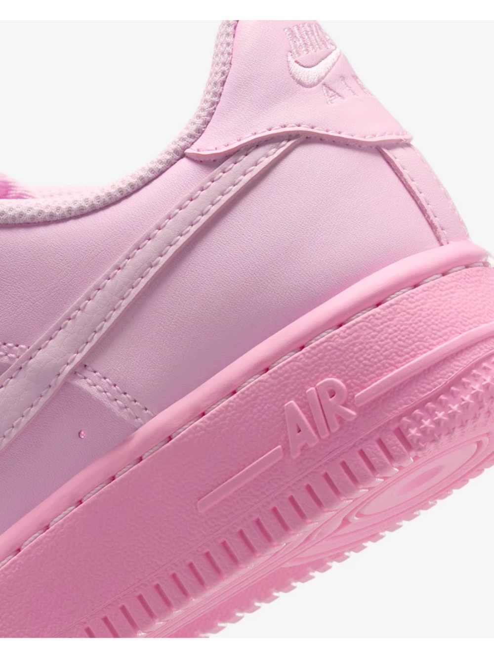 Nike Air Force 1 LV8 Shoes Pink Foam Pink Rise Big Kids (GS) Sizes Brand new - Picture 6 of 7